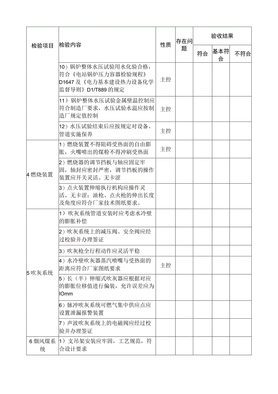 锅炉机组安装工程质量检查验收表.docx_第3页