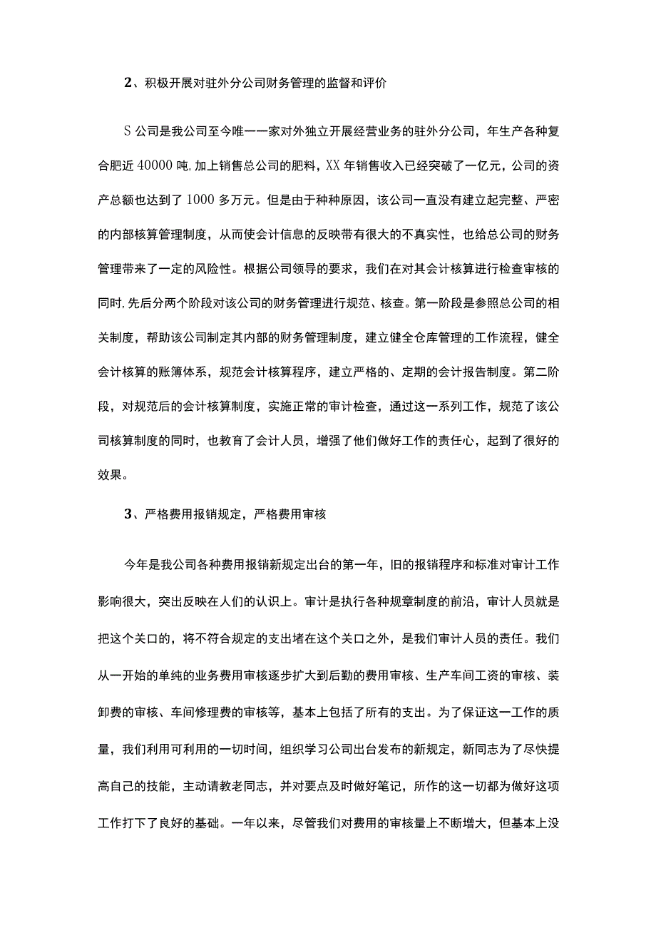 2022年内部审计述职报告.docx_第2页