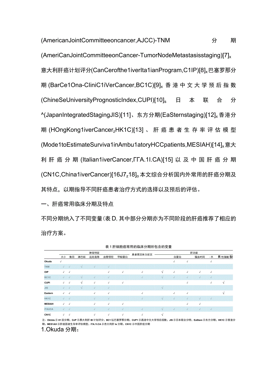 2023原发性肝细胞癌的常用临床分期.docx_第2页