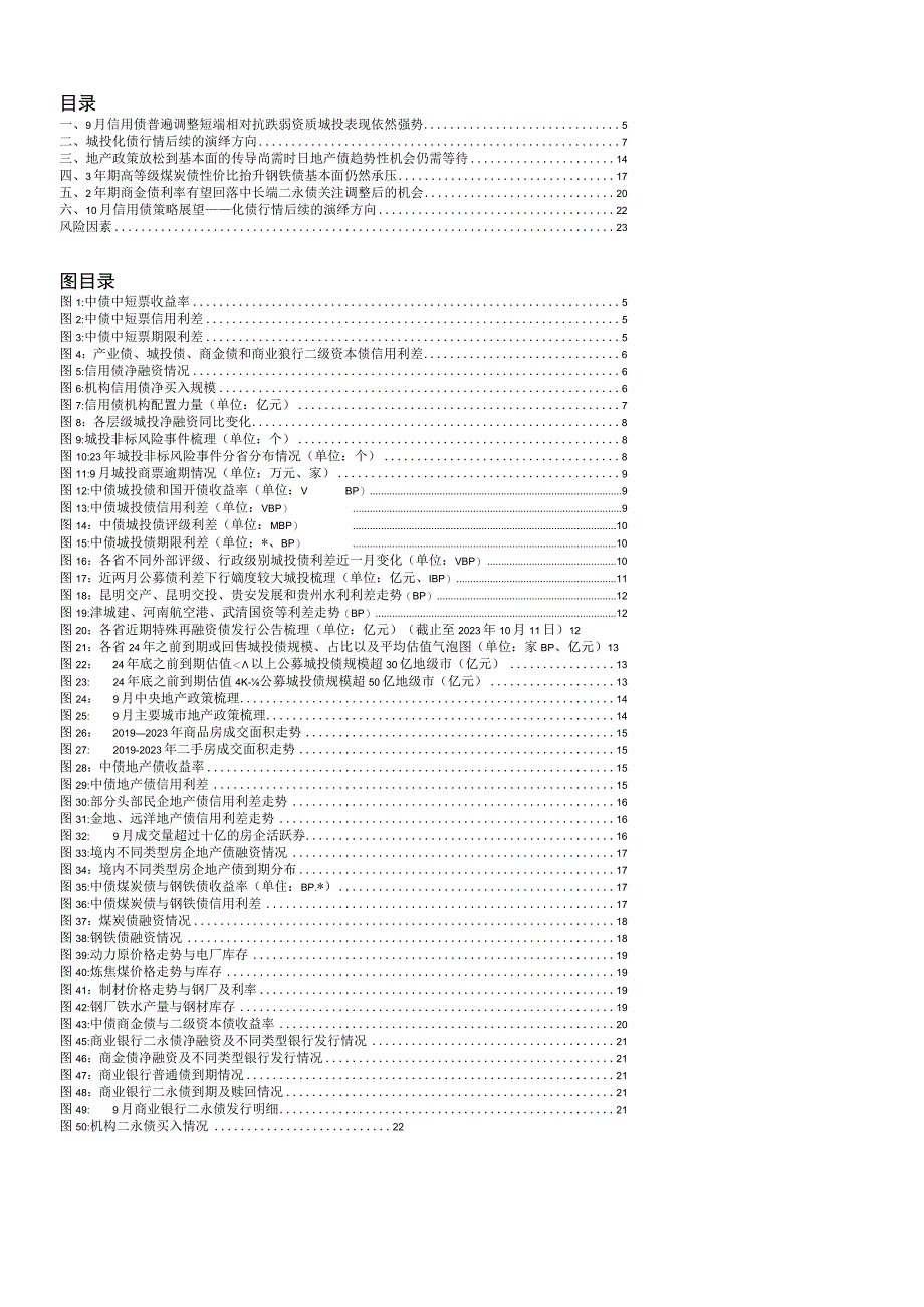 10月信用债策略：化债行情后续的演绎方向.docx_第1页