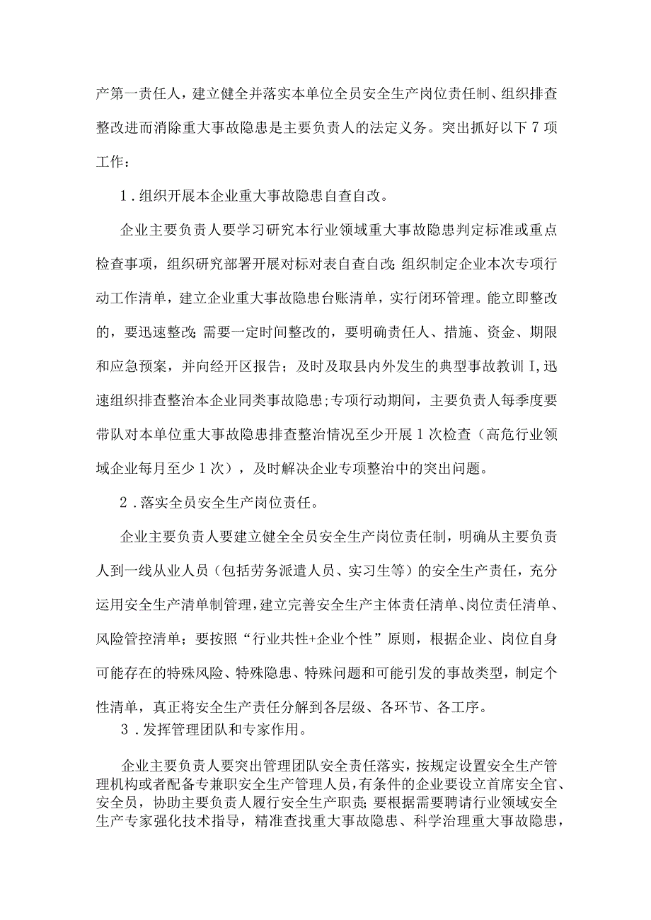 2023年【两篇文】重大事故隐患专项排查整治行动实施方案与开展重大事故隐患专项排查整治行动方案.docx_第2页