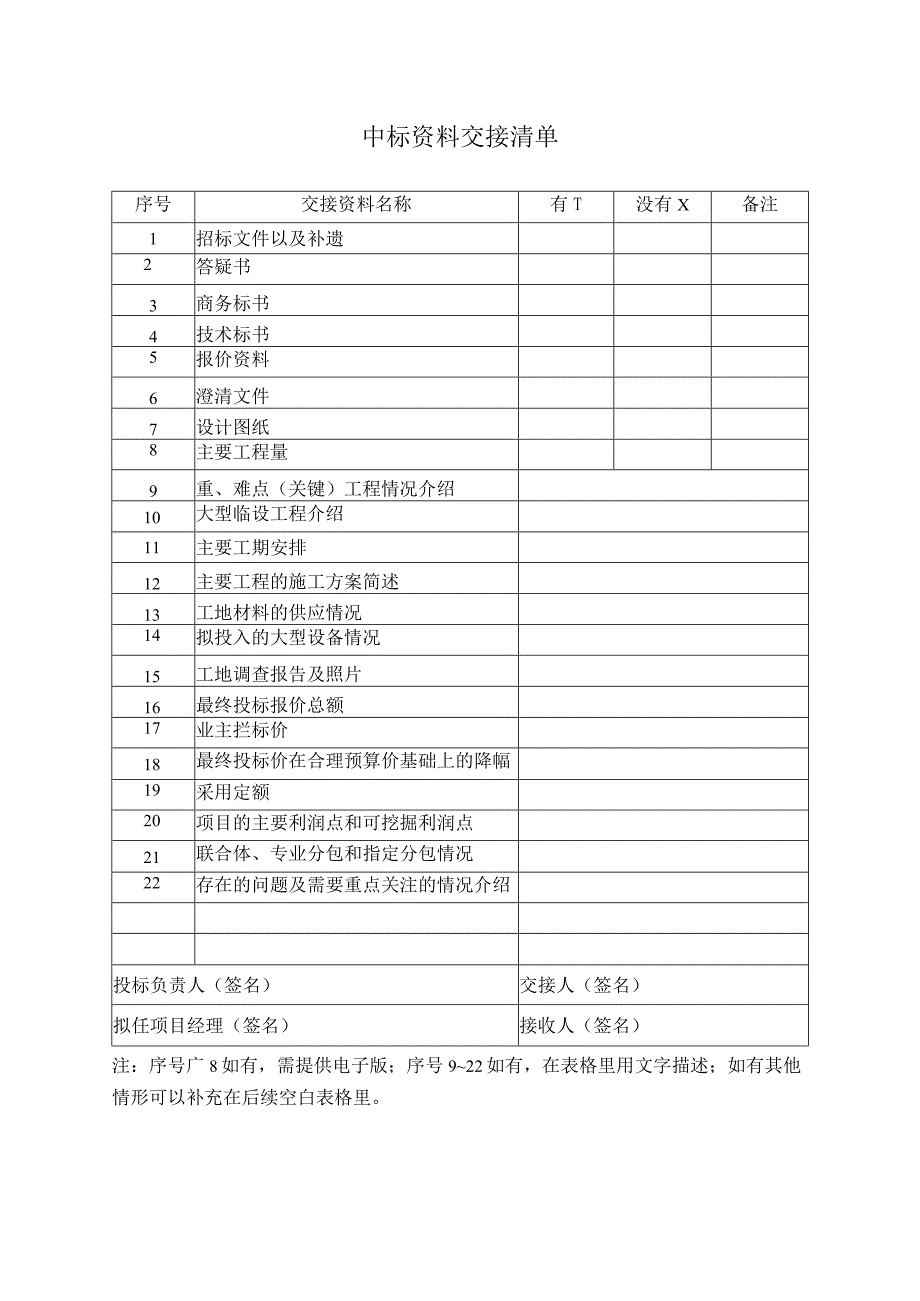 中标资料交接清单表.docx_第1页