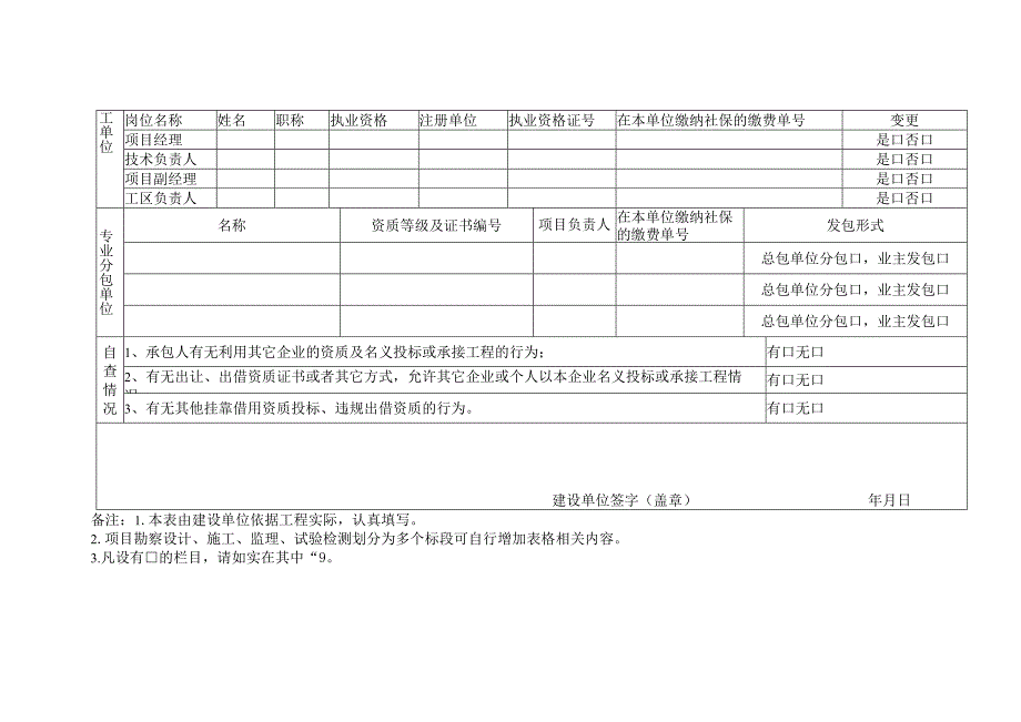 交通运输工程建设借用（出借）资质问题自查表.docx_第3页