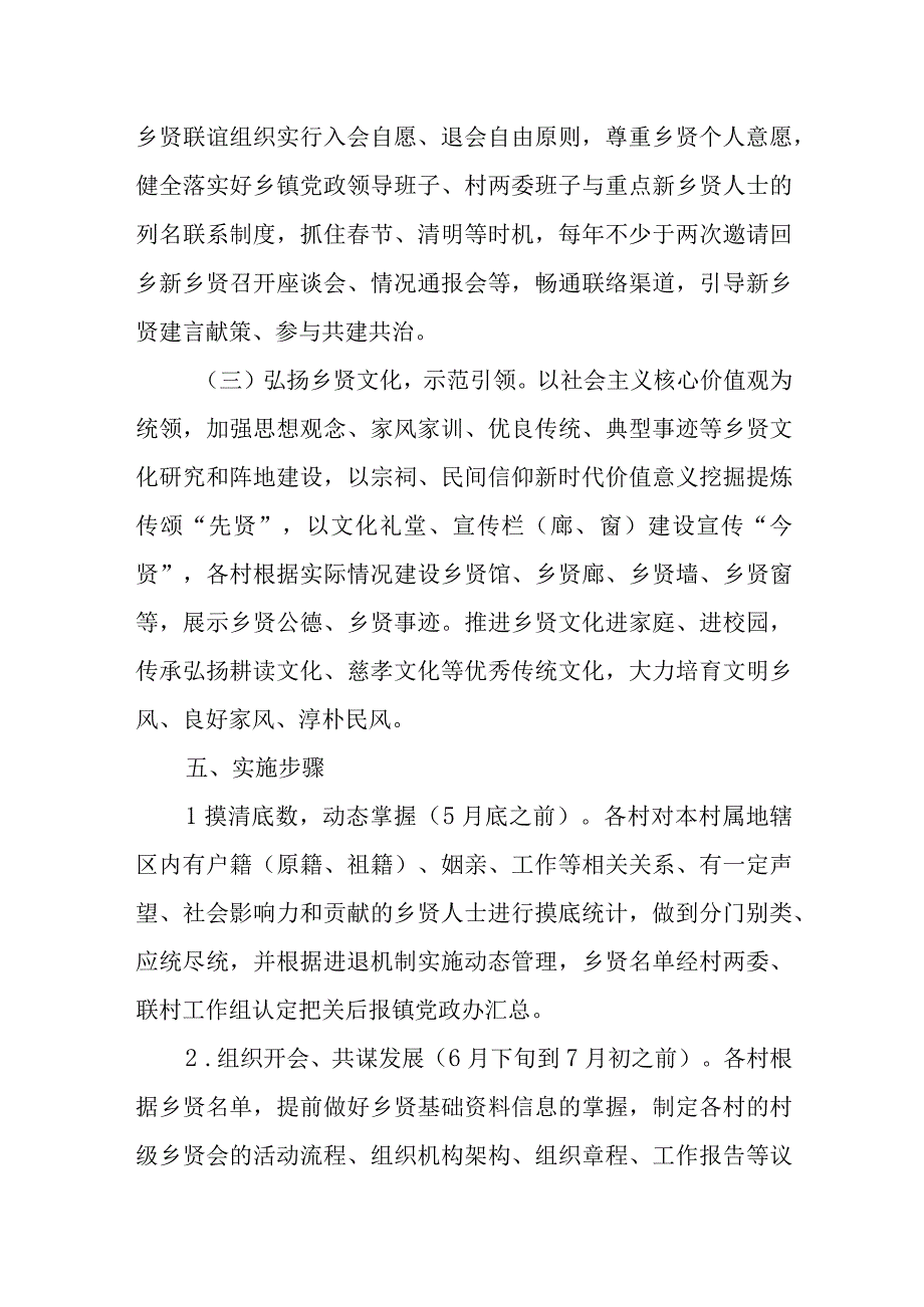 XX镇村级乡贤会召开实施方案.docx_第3页