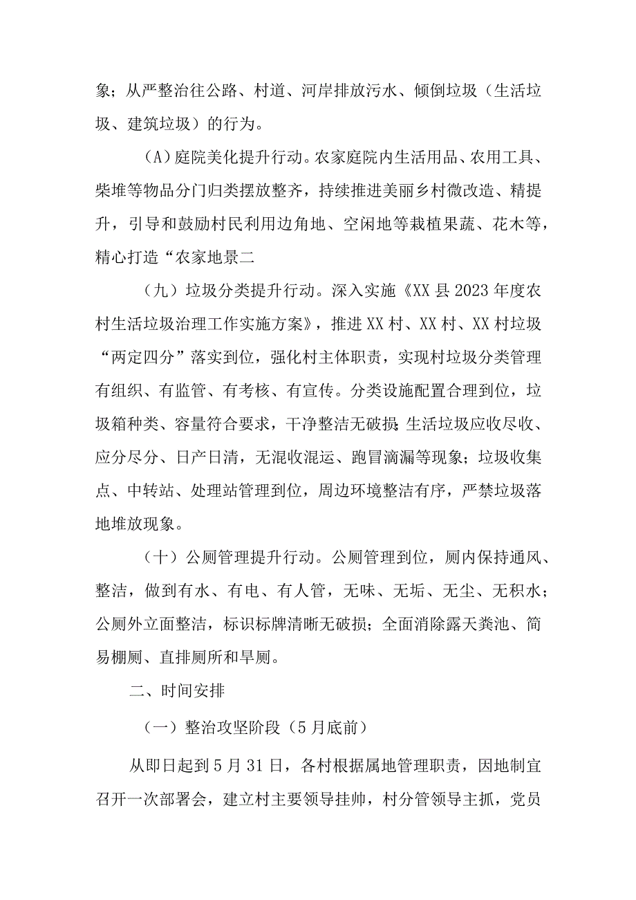 XX乡农村人居环境全域洁净十大整治行动工作方案.docx_第3页