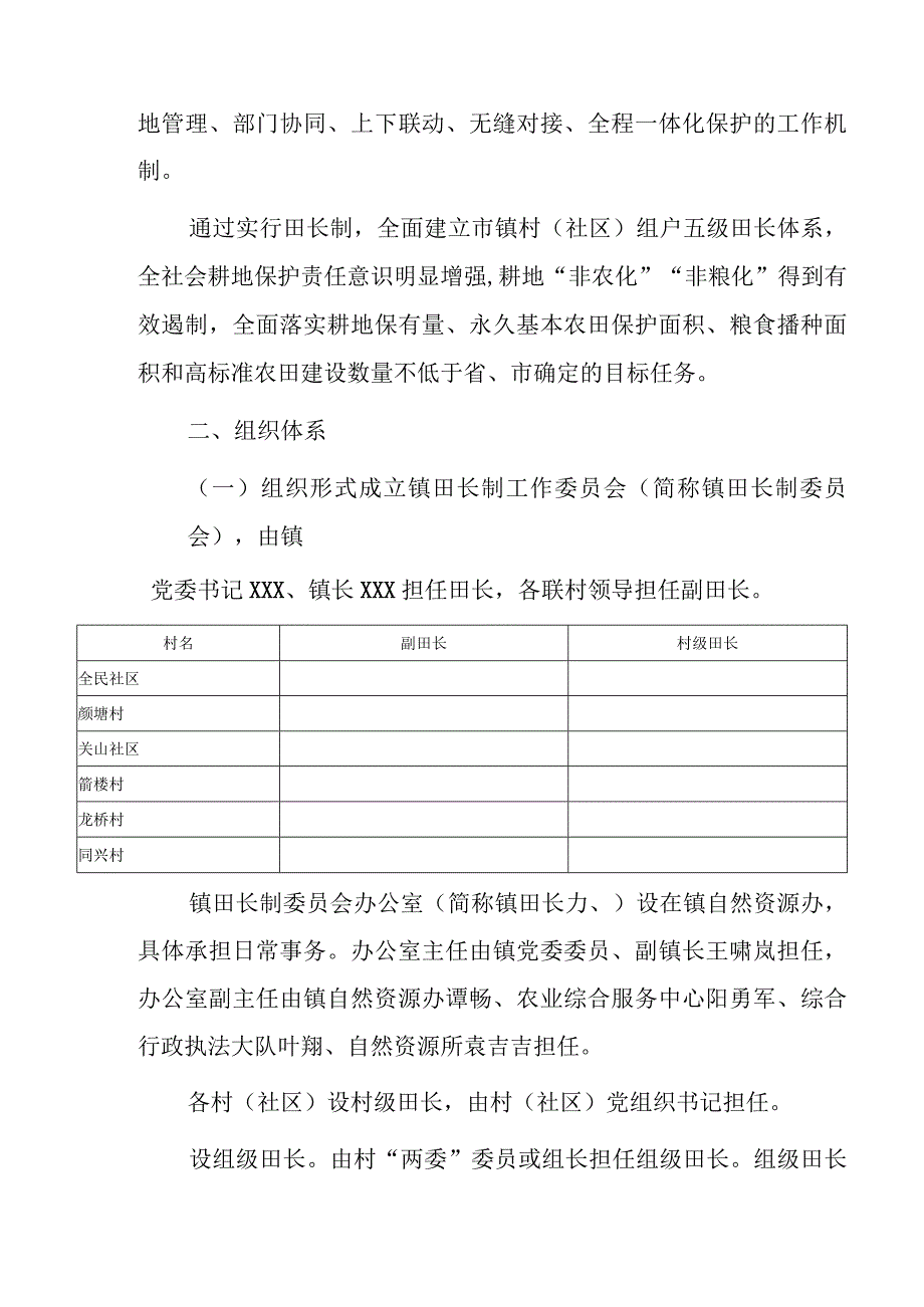 xx镇全面推行田长制实施方案.docx_第2页