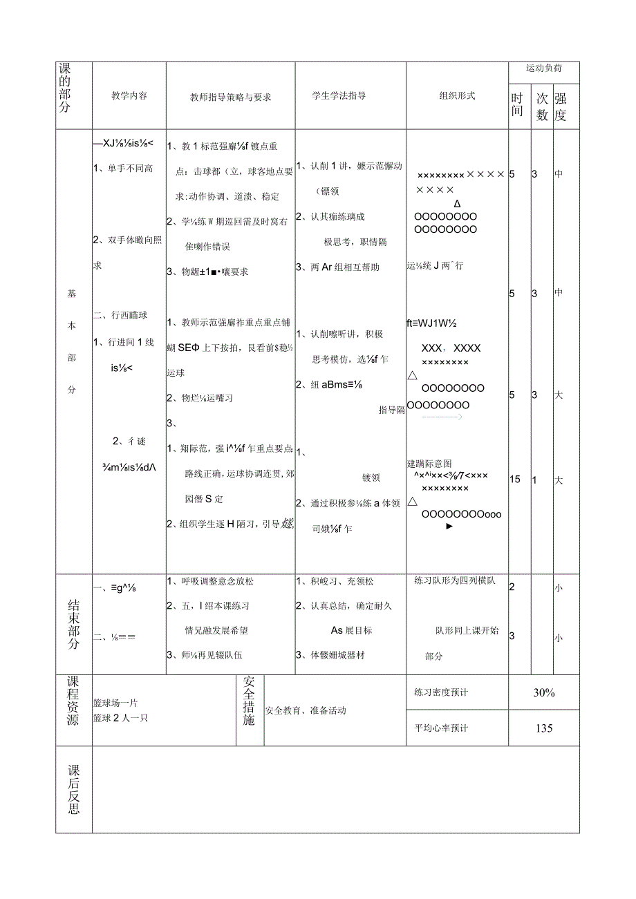 体育与健康《篮球运球--原地及行进间运球》公开课教案.docx_第2页