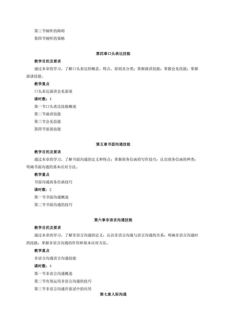 《商务沟通(1)》课程教学大纲.docx_第3页