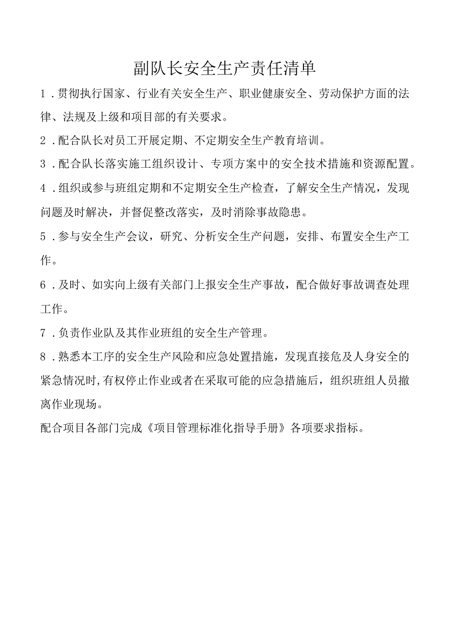 副队长安全生产责任清单.docx_第1页