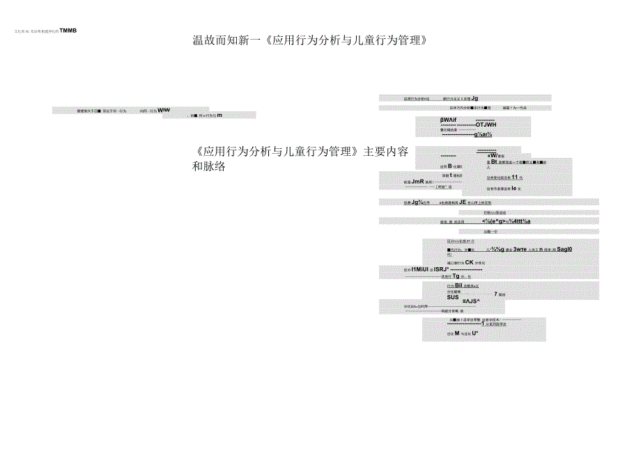 特殊教育：黎倚敏 《应用行为分析与儿童行为管理》 (1).docx_第1页