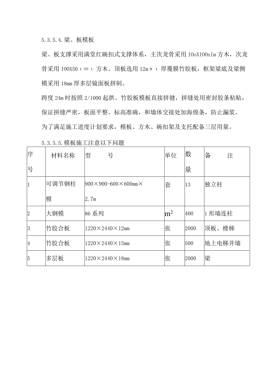 模板工程施工方案.docx_第2页