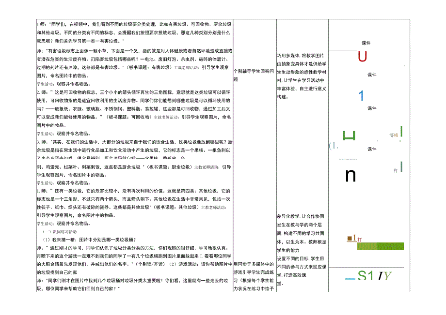 特殊教育：冷潇潇-教案19-《垃圾分类从我做起》.docx_第3页