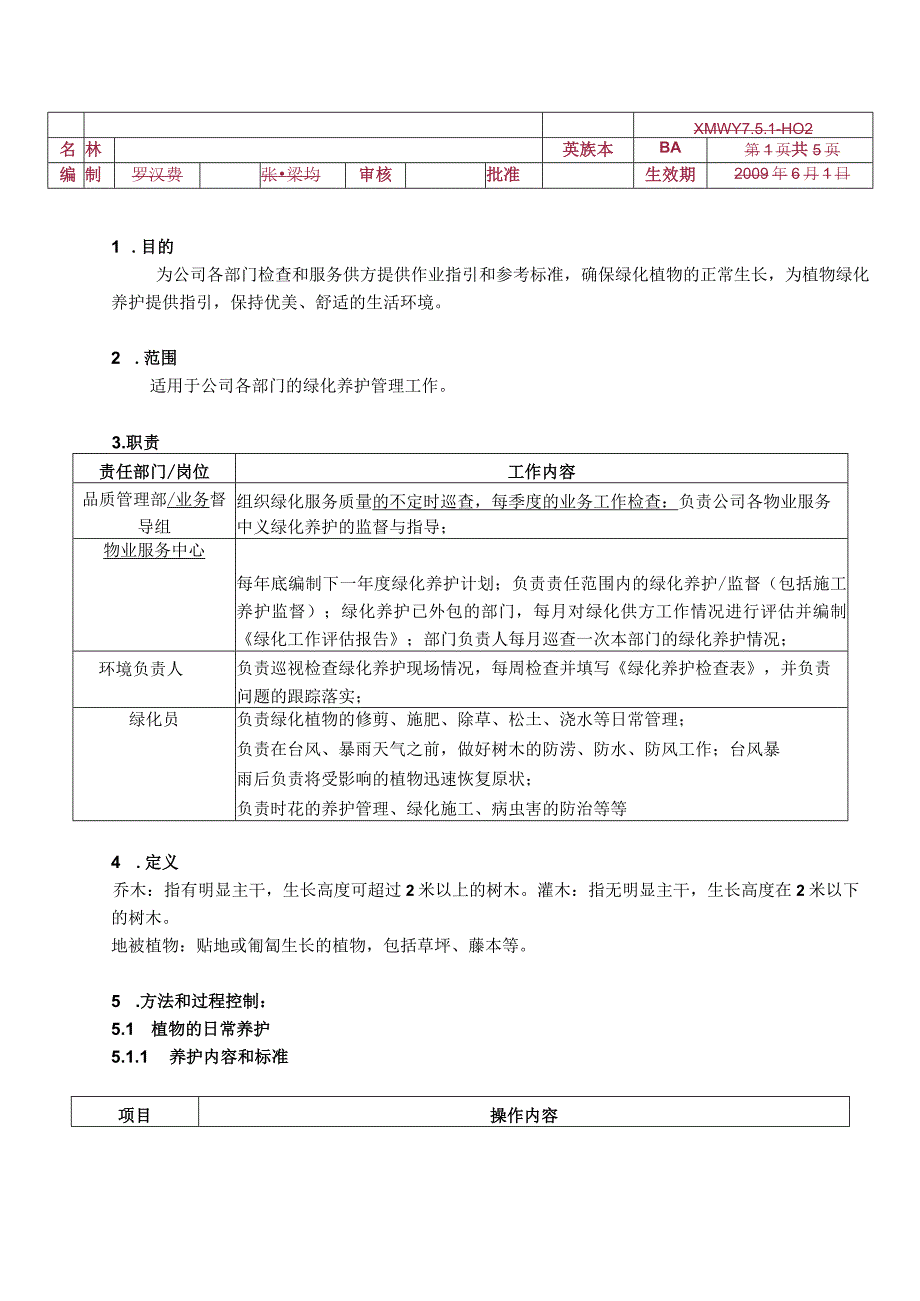 物业公司绿化养护管理程序G.docx_第1页