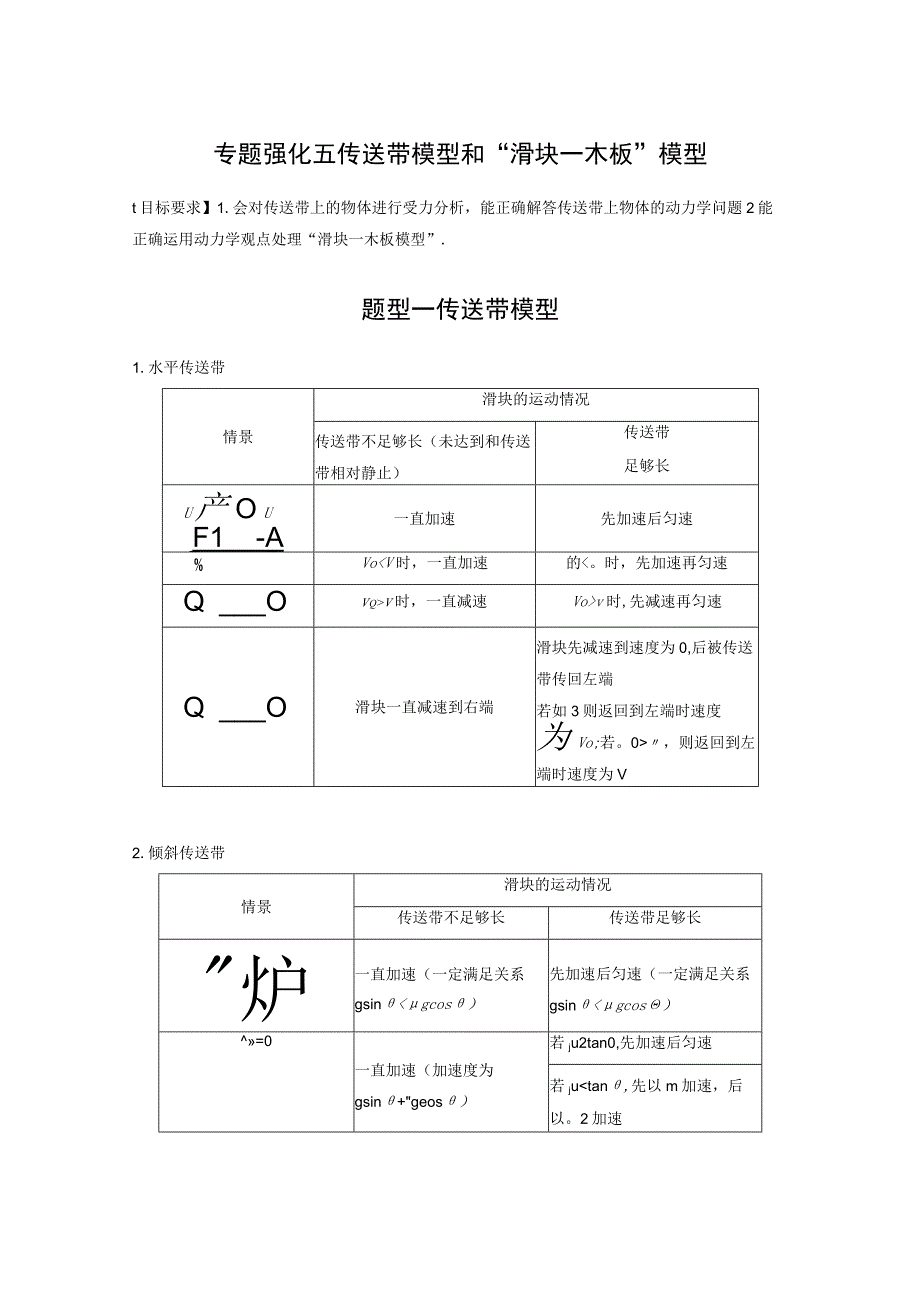 第3章 专题强化5 传送带模型和“滑块—木板”模型.docx_第1页