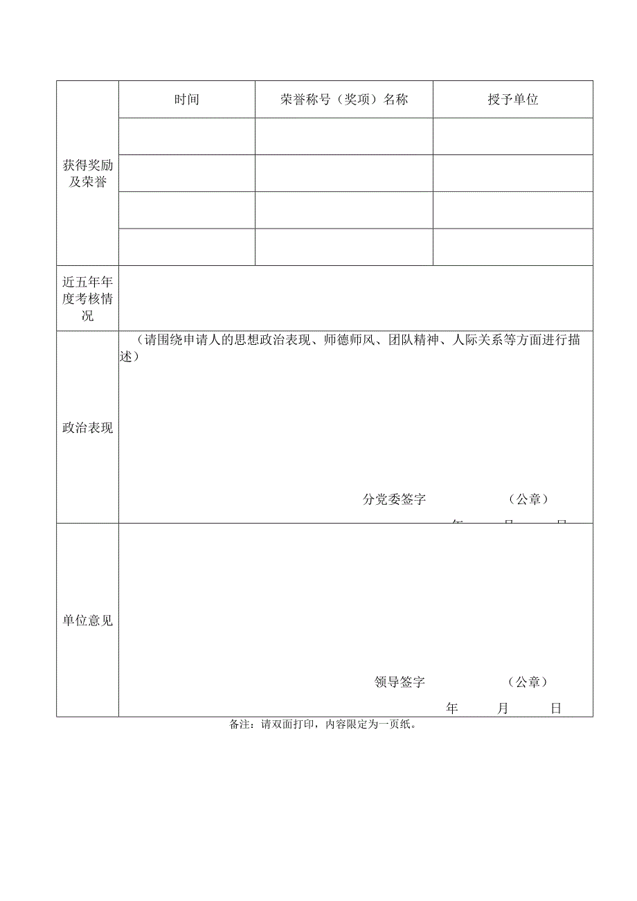 西安交通大学科级干部岗位应聘表.docx_第2页