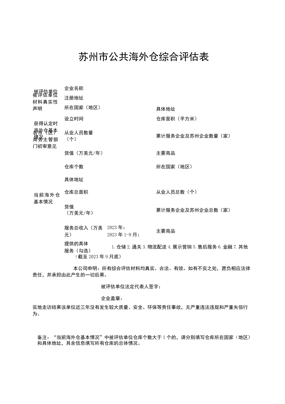 苏州市公共海外仓综合评估表.docx_第1页