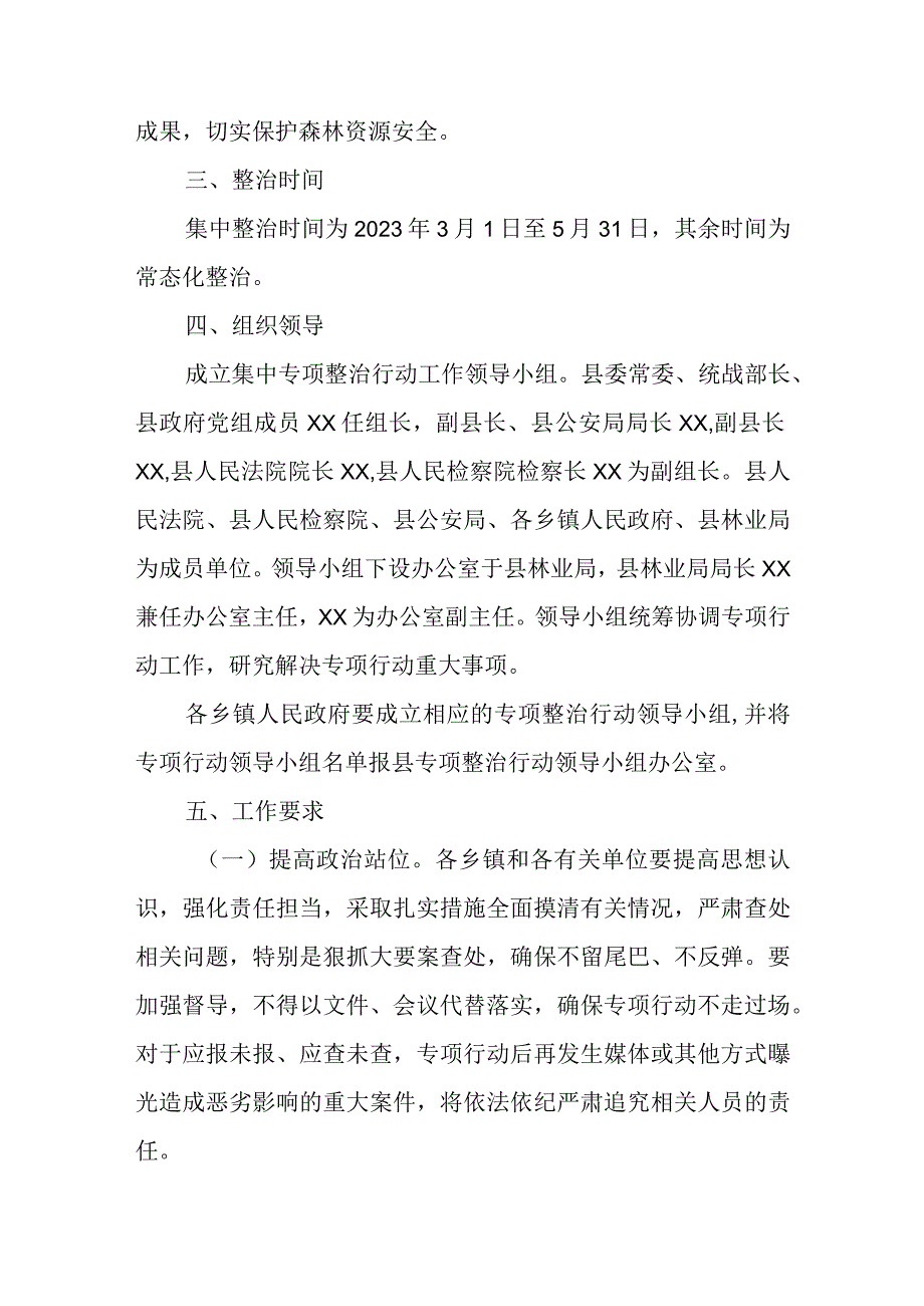 关于开展打击破坏森林资源专项整治行动方案.docx_第3页