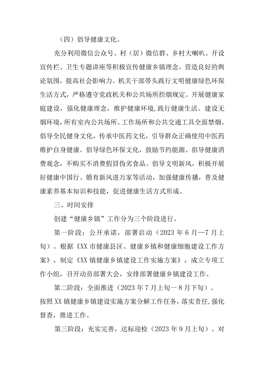 XX镇健康乡镇建设工作实施方案.docx_第3页