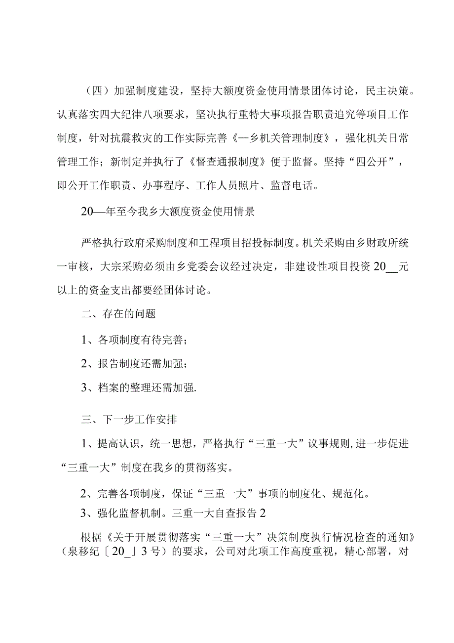 三重一大自查报告.docx_第2页