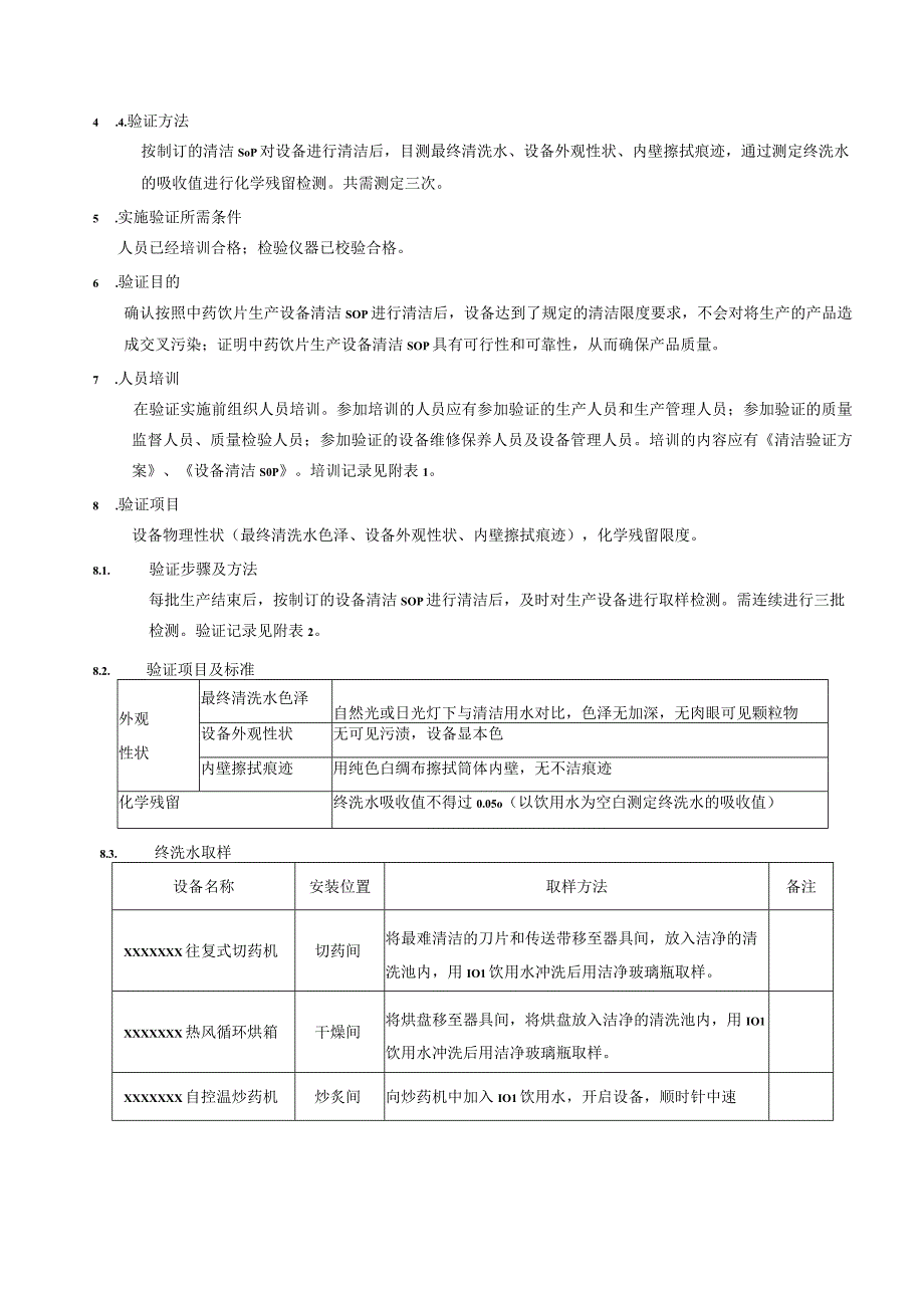 【最新】毒性饮片生产线清洁验证方案.docx_第2页