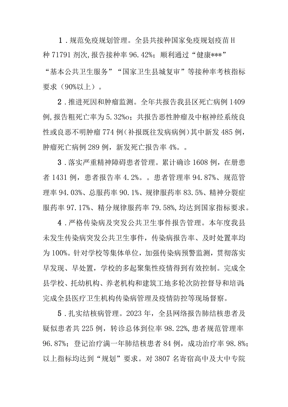 县（区）疾控中心2023年工作总结暨2024年工作思路.docx_第2页