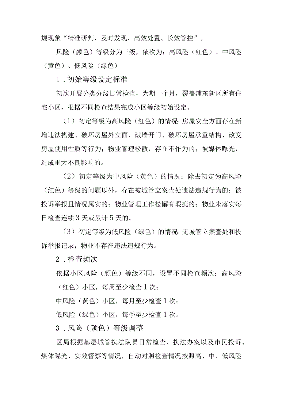 住宅小区分类分级检查工作实施细则、住宅小区物业装修申报登记工作实施细则.docx_第3页