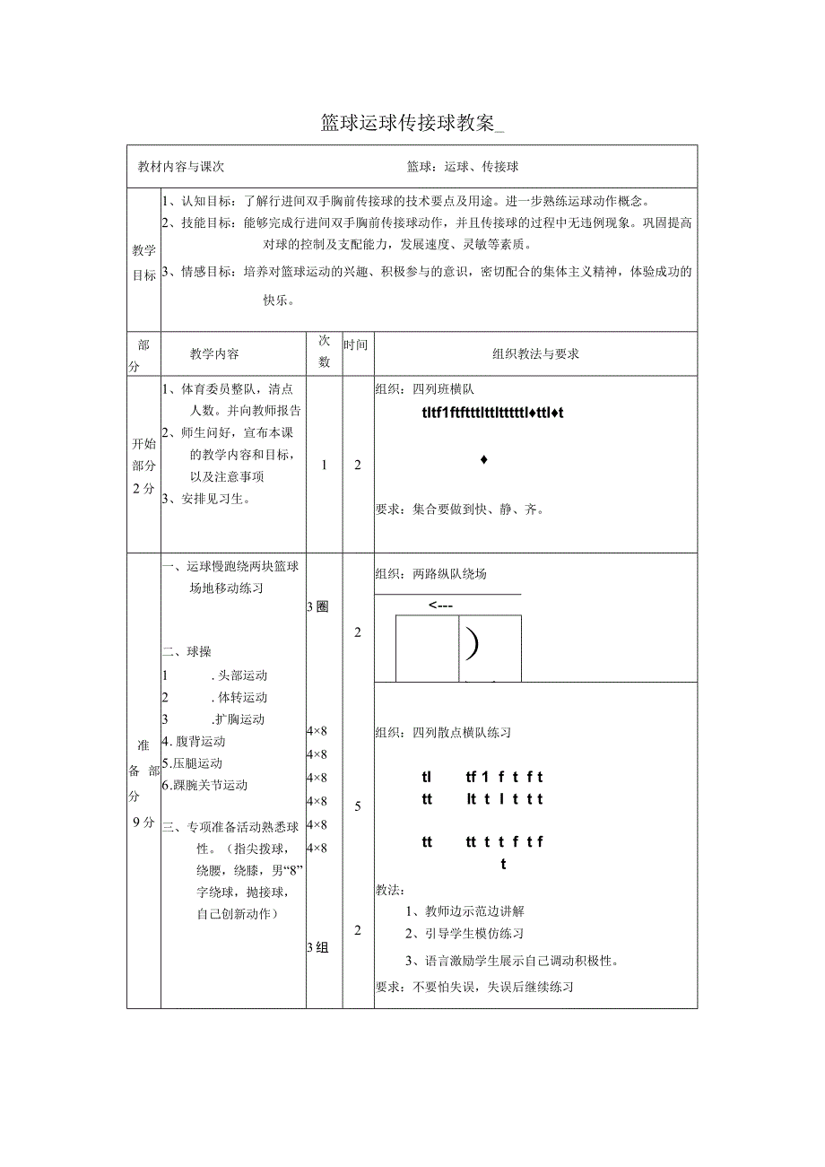 体育与健康《篮球：运球、传接球》公开课教案.docx_第1页