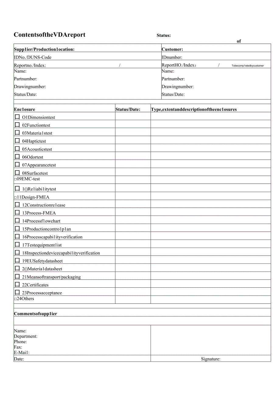 Cover Sheet 初始样品检验报告封面.docx_第2页