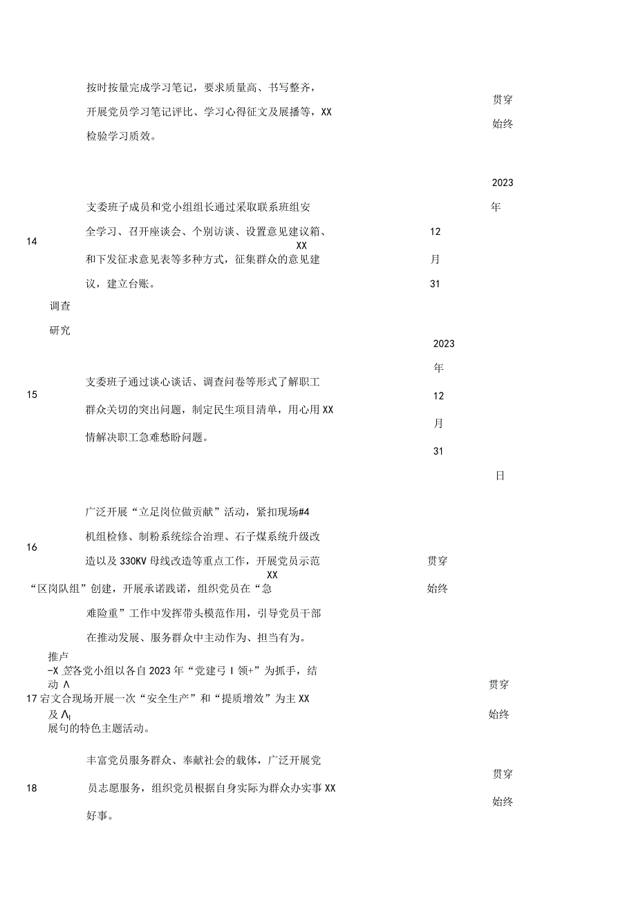 XXX党支部第二批主题教育工作任务清单.docx_第3页