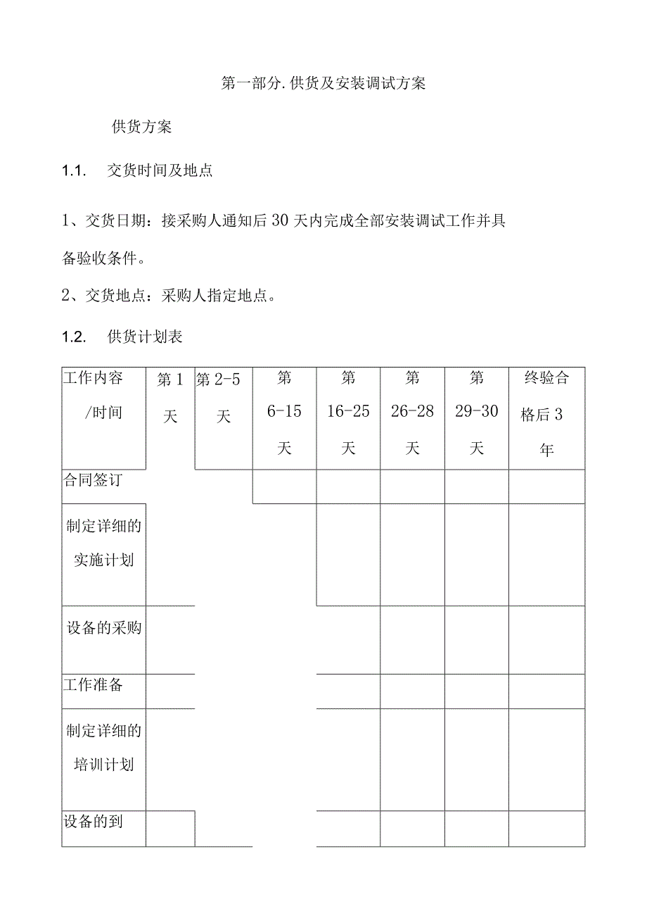 供货及安装调试方案（纯方案21页）.docx_第2页