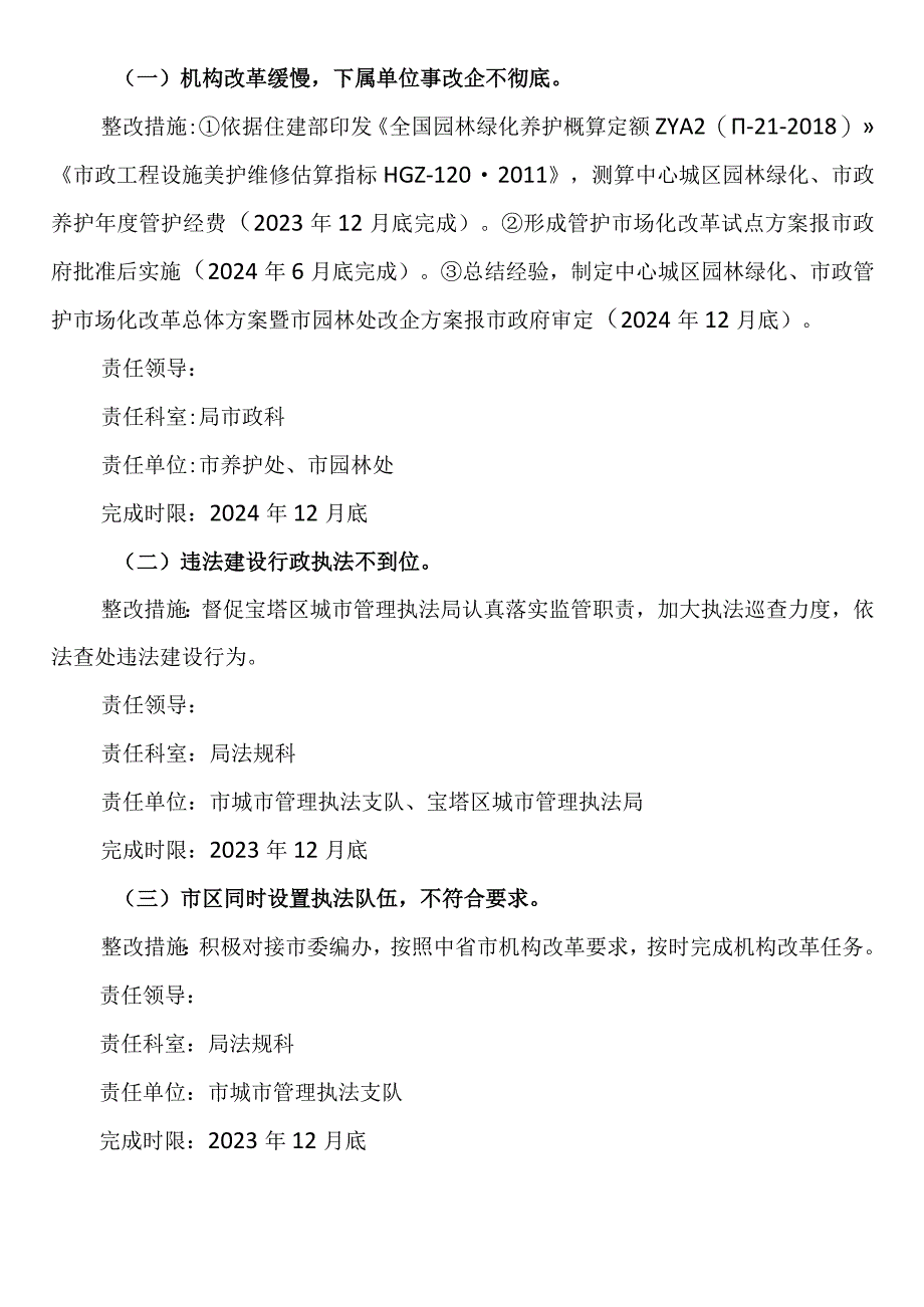 城市管理执法局党组关于落实市委第八巡察组巡察“回头看”反馈意见的整改工作方案.docx_第2页