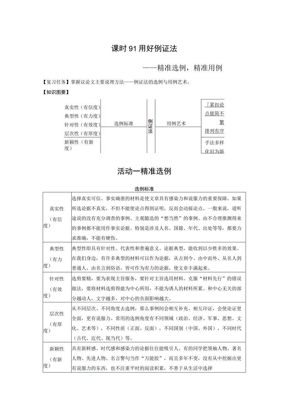 板块10 课时91 用好例证法——精准选例精准用例.docx_第1页