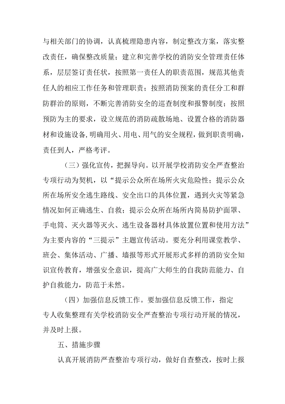 校园消防安全专项整治工作实施方案.docx_第3页