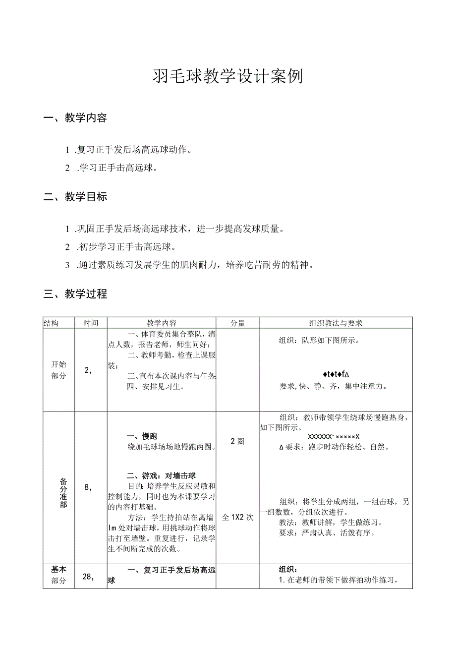 羽毛球教学设计案例.docx_第1页