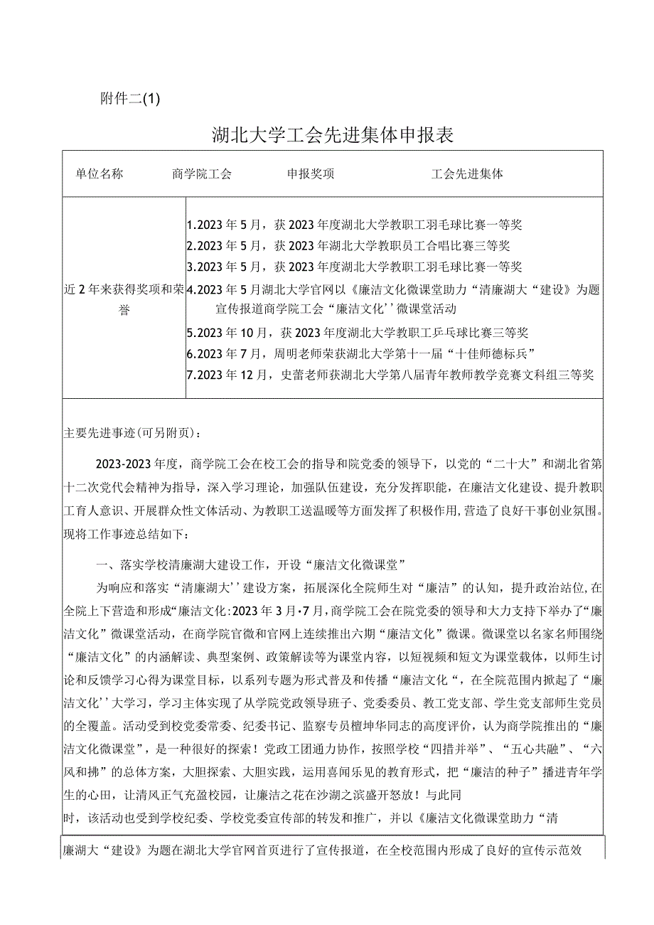 工会先进集体申报材料商学院.docx_第1页