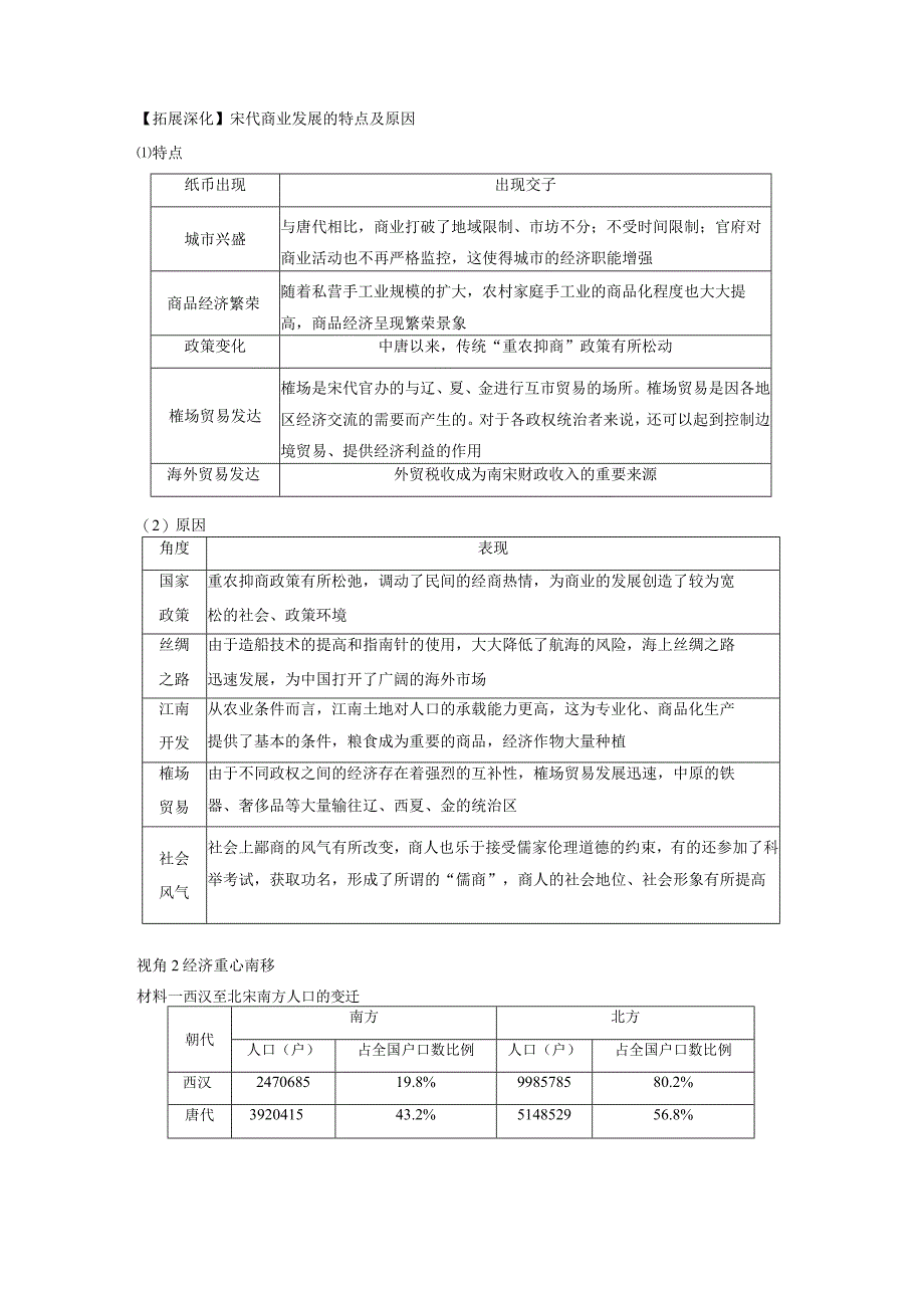 板块1 第3单元 第9讲 辽宋夏金元的经济与社会生活.docx_第3页