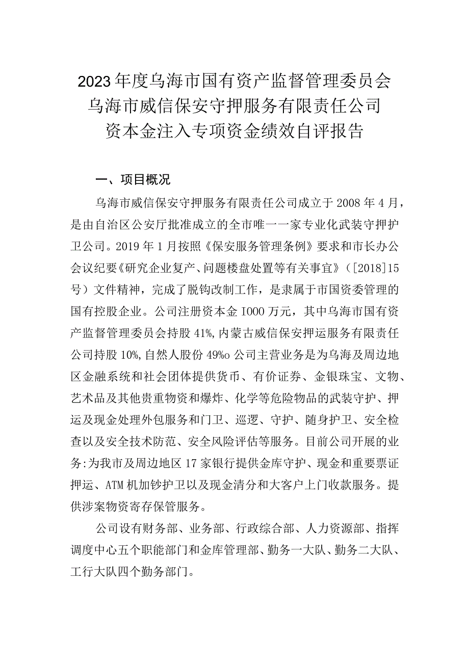 财政支出专项资金绩效评价自评报告.docx_第2页