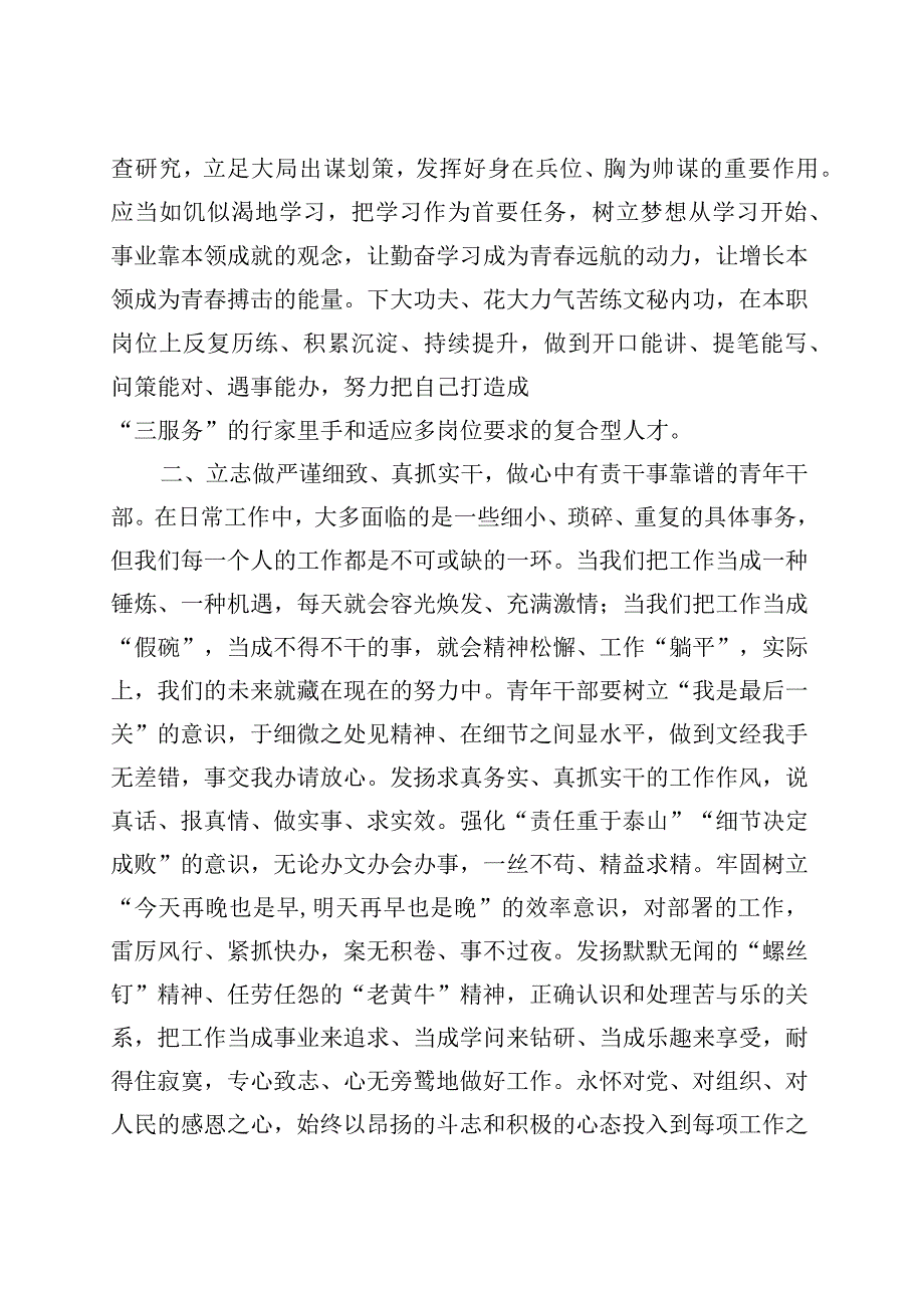 青年干部研讨发言材料年轻.docx_第2页