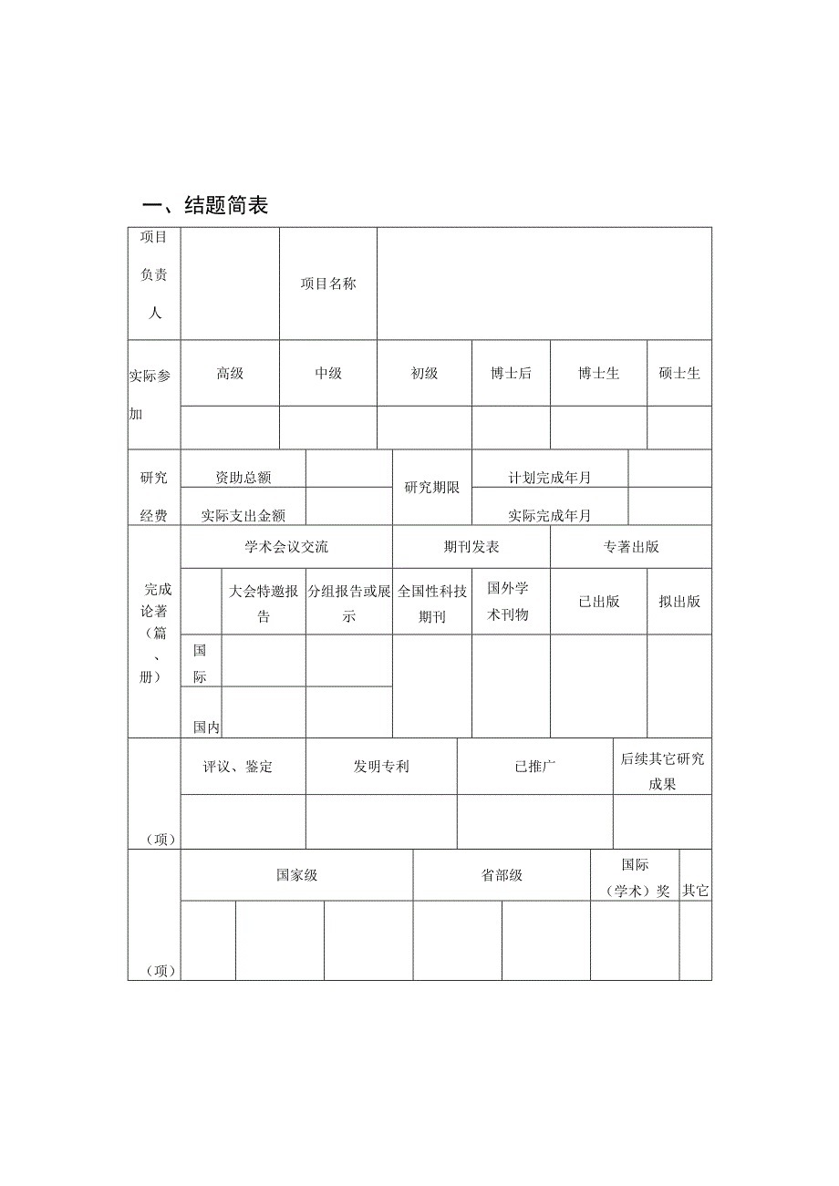 邵阳市社会科学界联合会项目验收申请表.docx_第2页