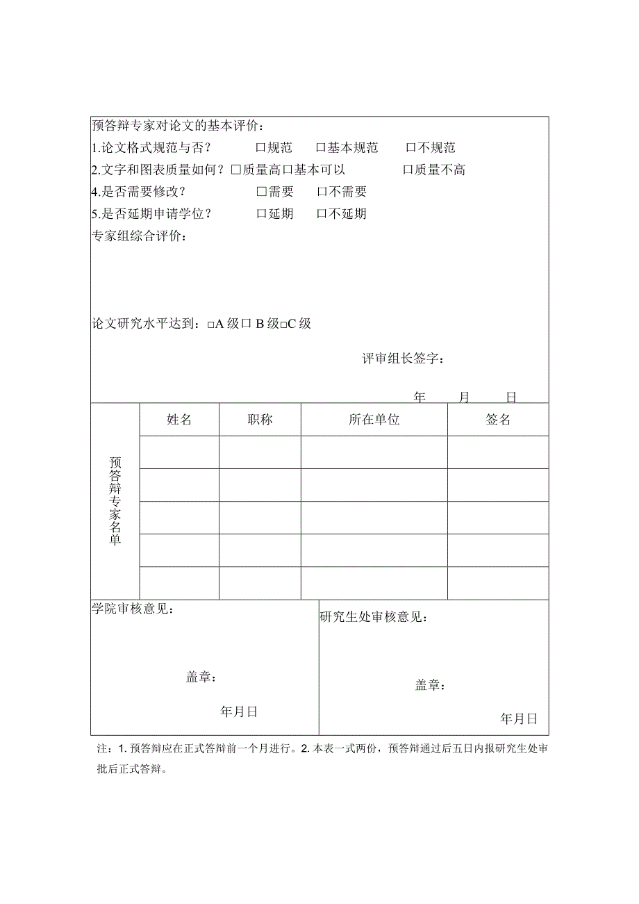 闽江学院研究生学位论文预答辩情况表.docx_第3页