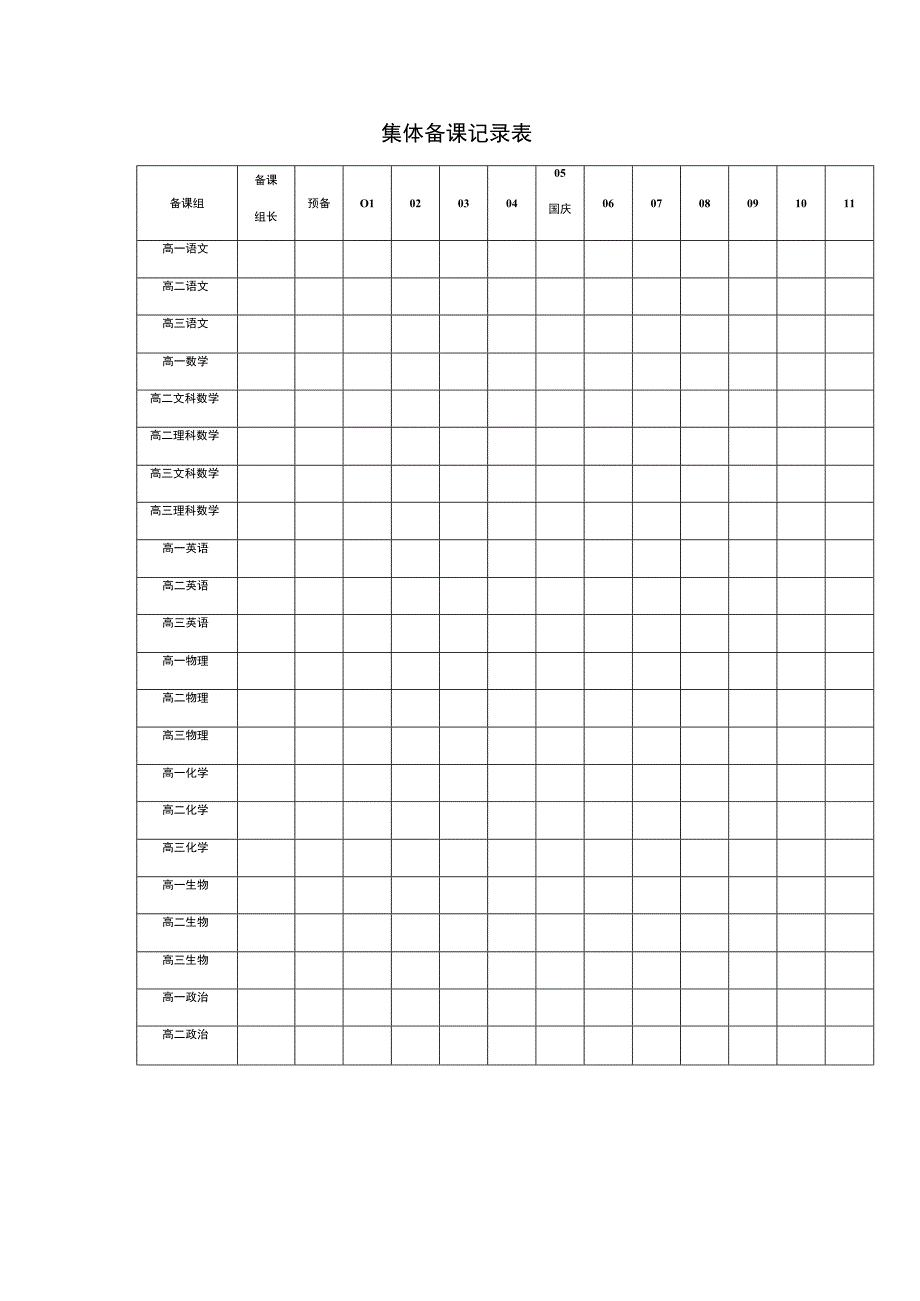 集体备课记录表.docx_第1页