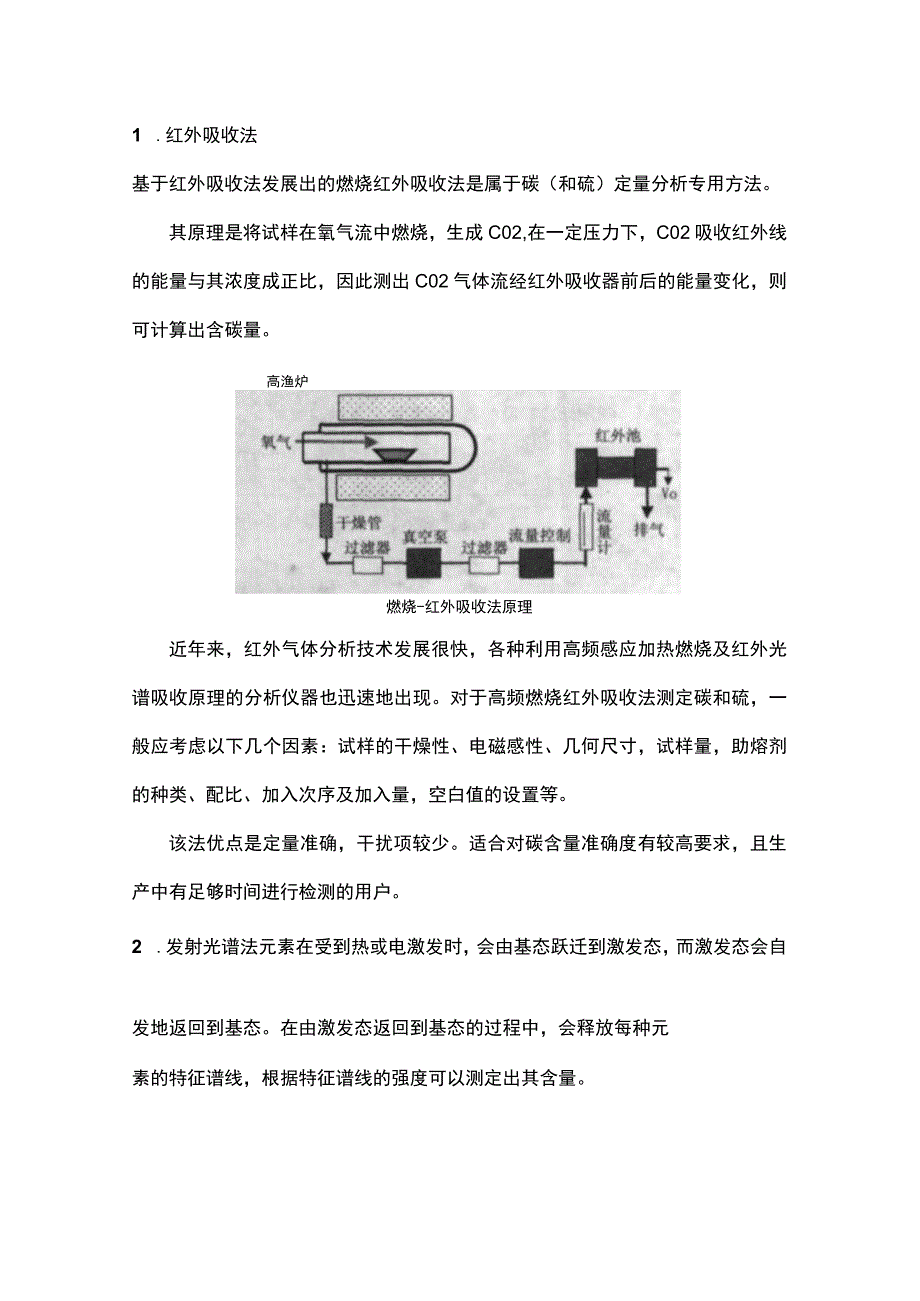 钢铁中碳含量的测定方法.docx_第1页