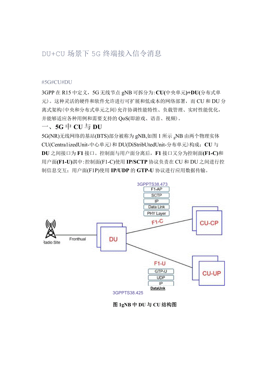 DU+CU场景下5G终端接入信令消息.docx_第1页