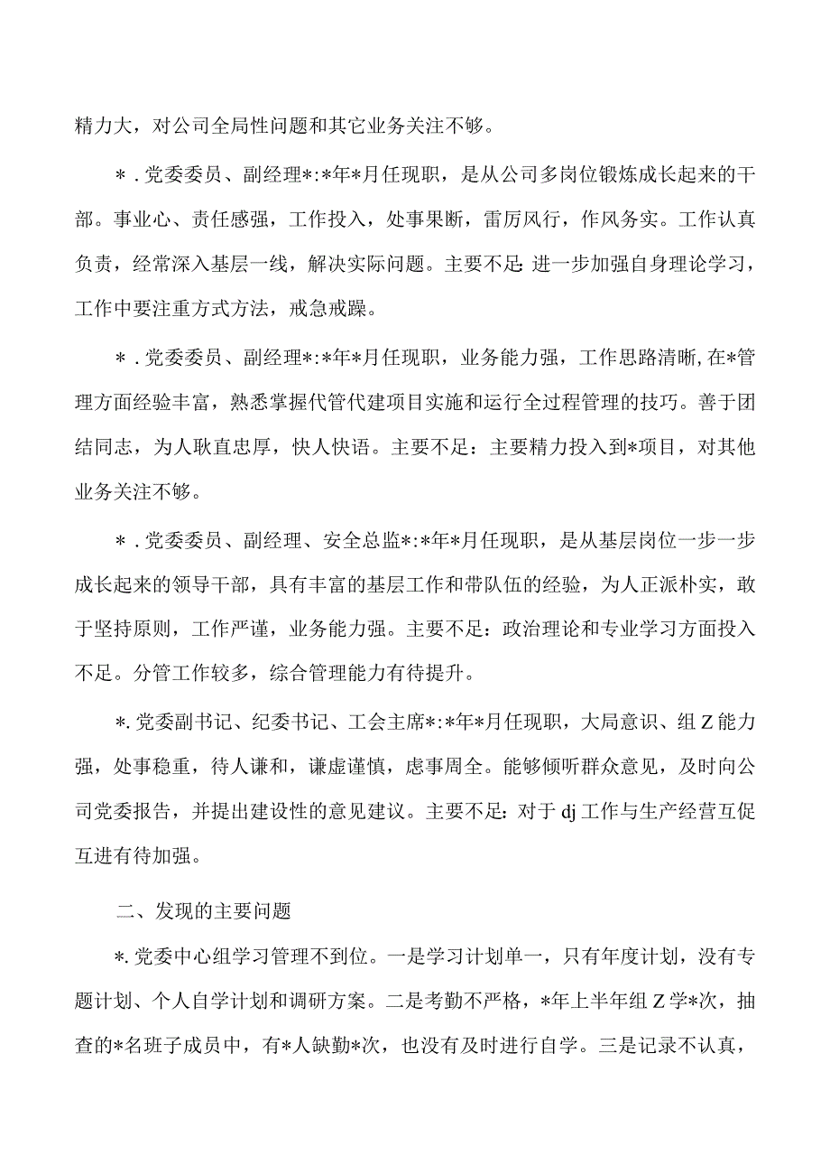 公司被巡察情况报告.docx_第2页