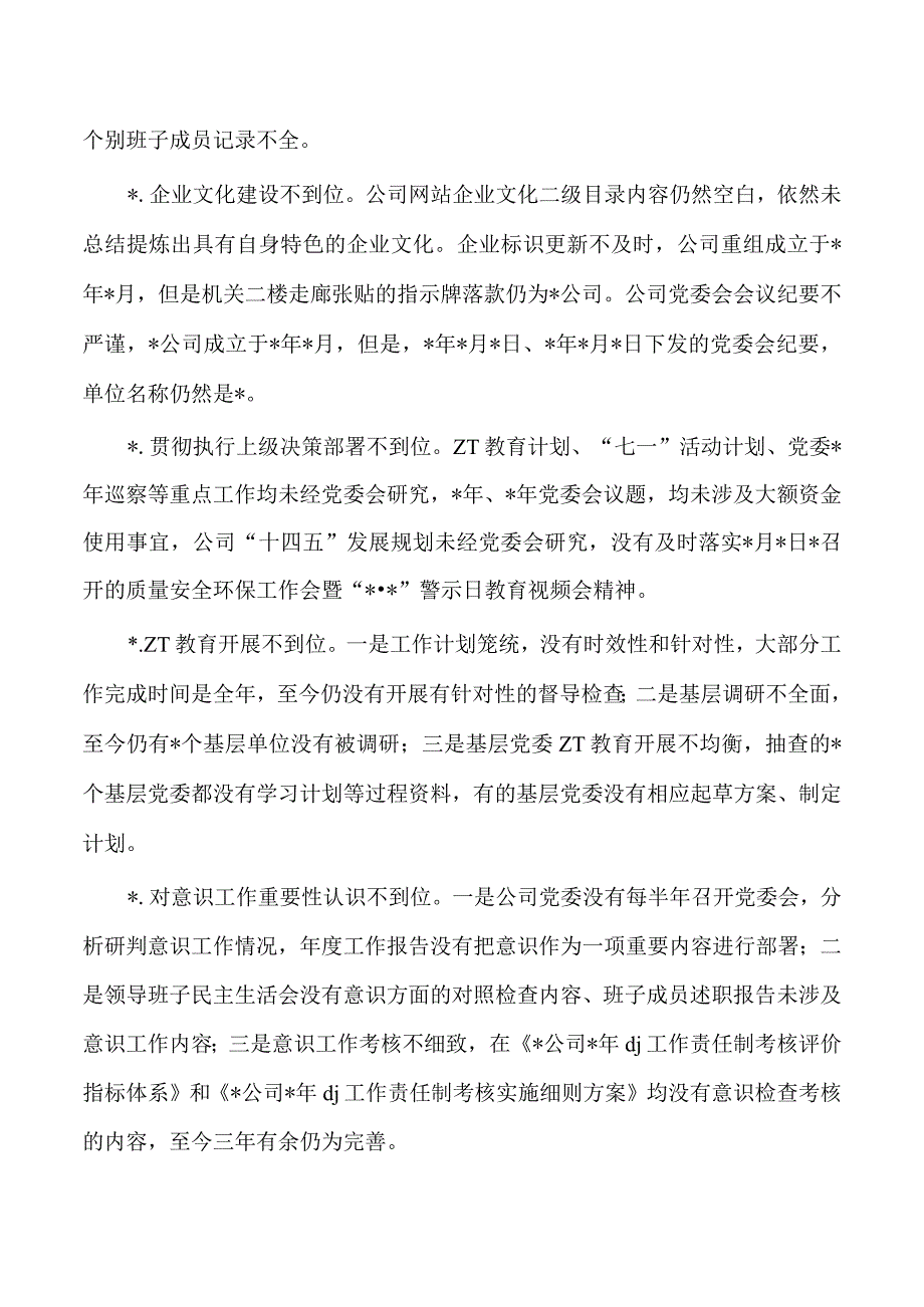 公司被巡察情况报告.docx_第3页