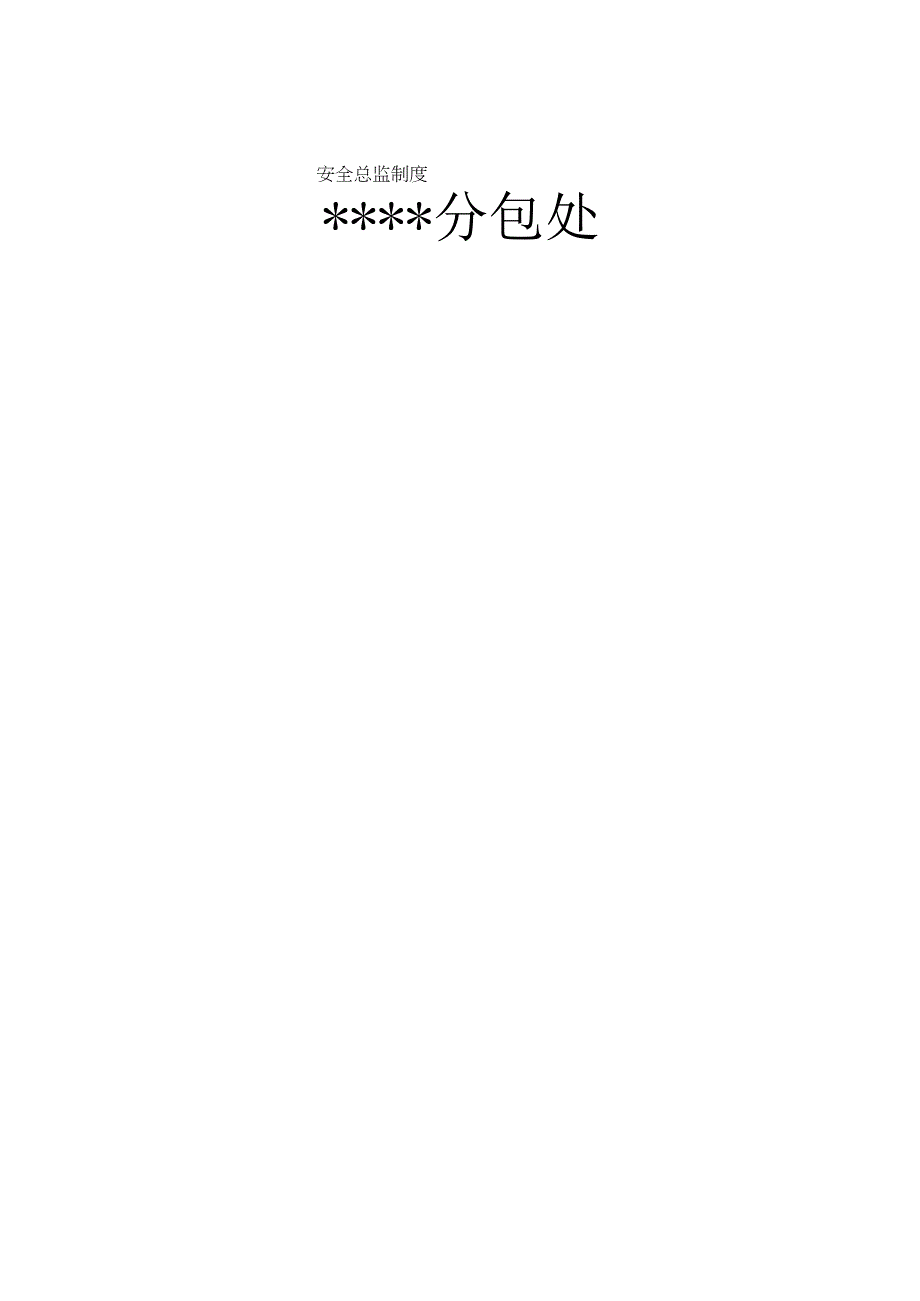 公司安全总监制度范文.docx_第1页