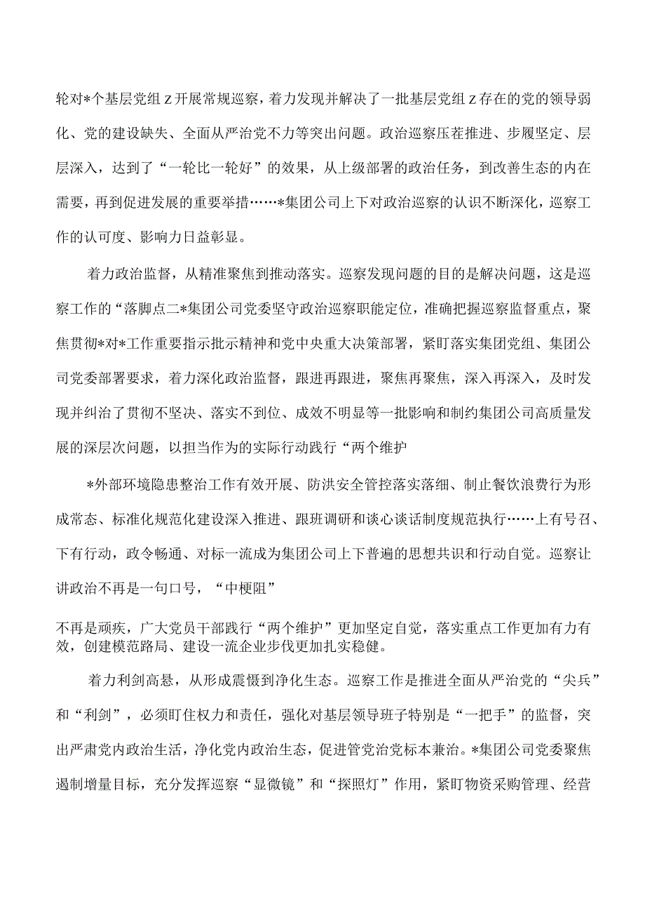 企业公司巡察工作典型亮点经验.docx_第2页