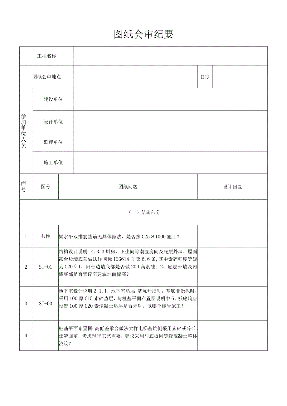 施工图纸会审纪要.docx_第1页