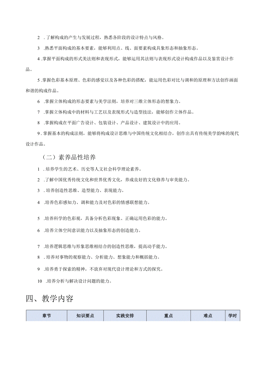 设计构成（微课版）教学大纲.docx_第2页