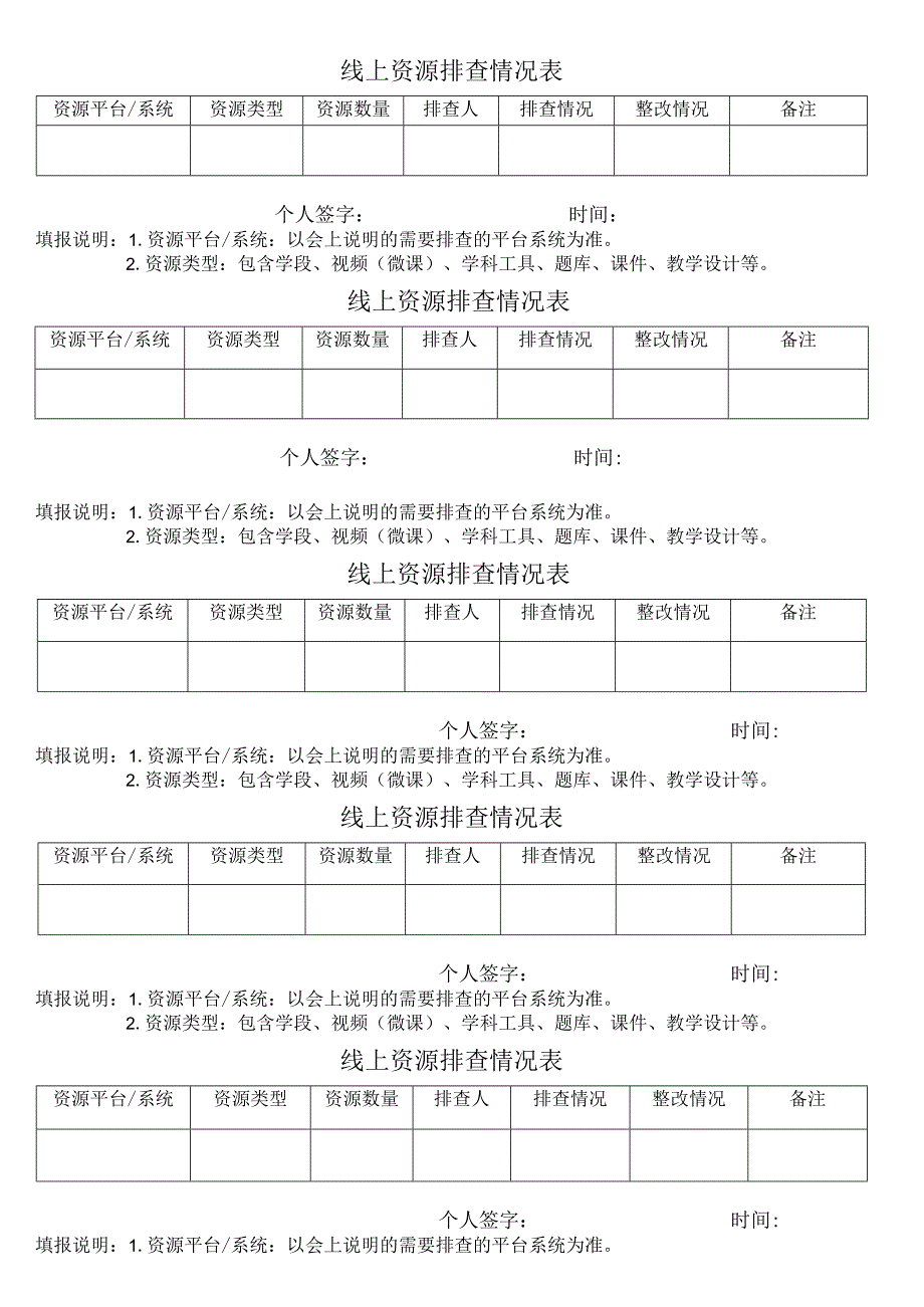 线上资源排查情况表.docx_第1页